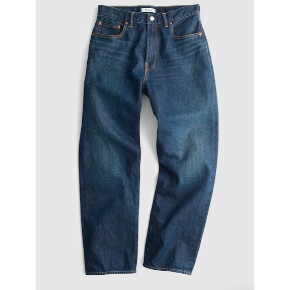 Madewell The 1991 Loose Jean Rigid Dark Wash Denim Blue 33x32(31) Baggy Heritage
